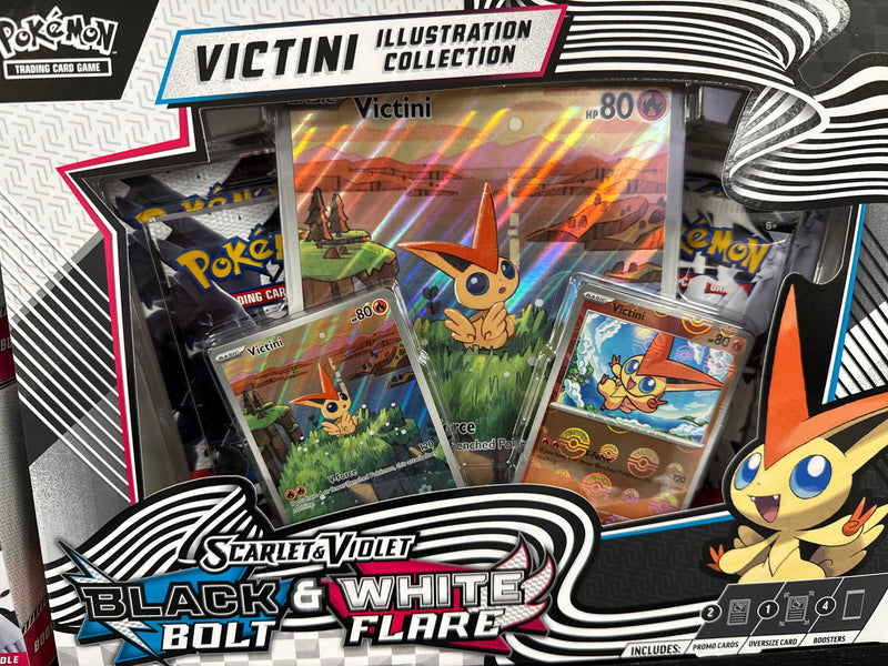 Pokemon TCG: Black Bolt & White Flare Victini Illustration Collection