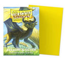 Dragon Shield: Yellow & Silver (matte) Card Sleeves