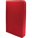Ultra Pro Binder: Vivid Red 9 Pocket Zipper Binder