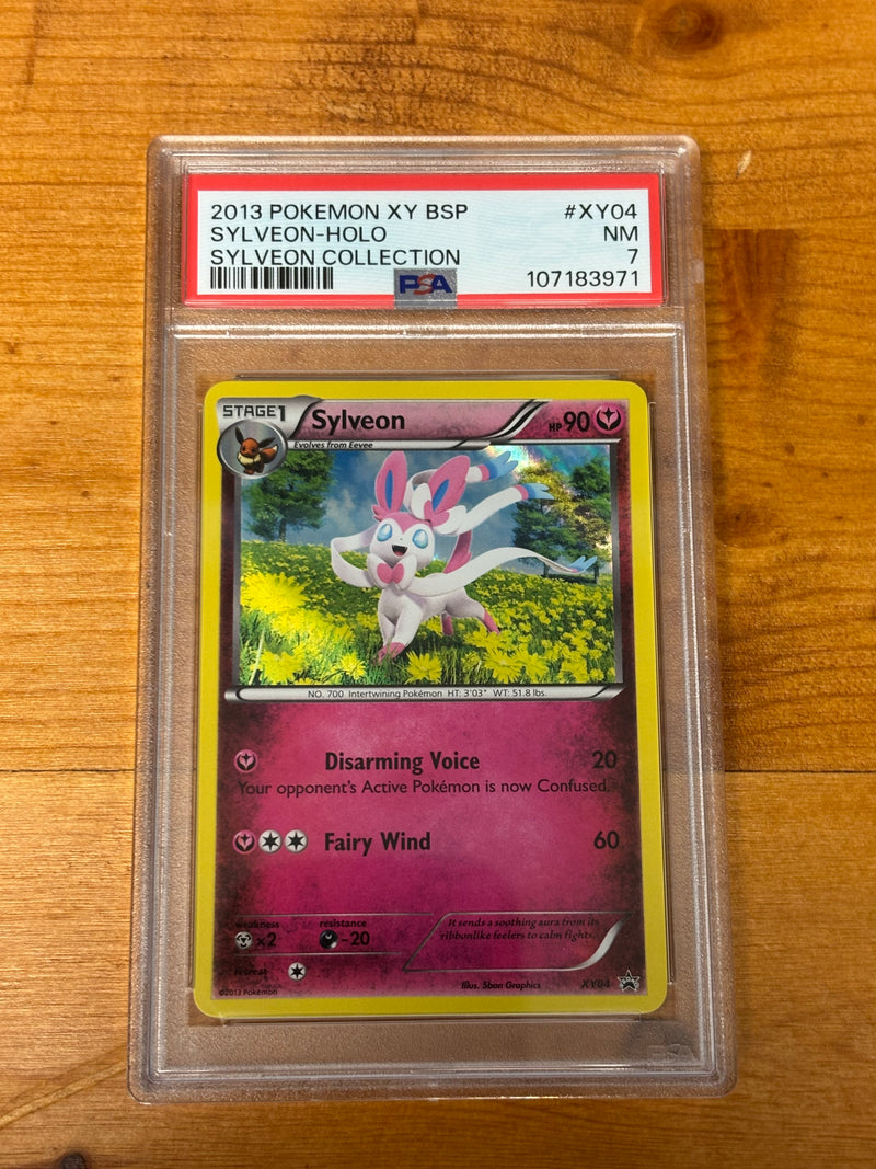 Graded Sylveon Holofoil PSA 7