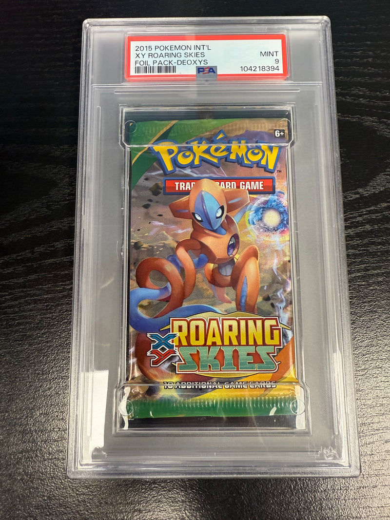 PSA 9 - Graded Roaring Skies Booster Pack (Deoxys)