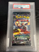 PSA 9 - Graded Celestial Storm Booster Pack (Blaziken)